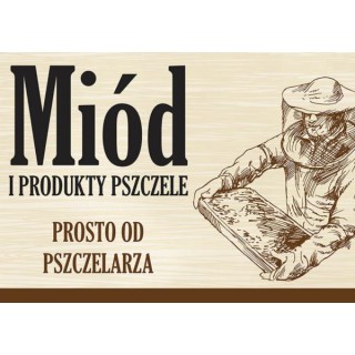 Naklejka na tablicę reklamową rozm. 43x30,5cm - N240