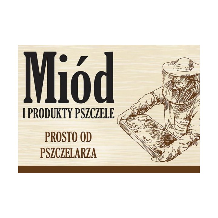 Naklejka na tablicę reklamową rozm. 43x30,5cm - N240