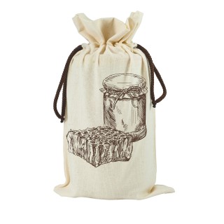 Woreczek ekologiczny prezentowy na 1 słoik 900 ml (1szt) - TE5m