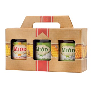 Pudełko na 3 słoiki 315ml (10szt) -  P2H