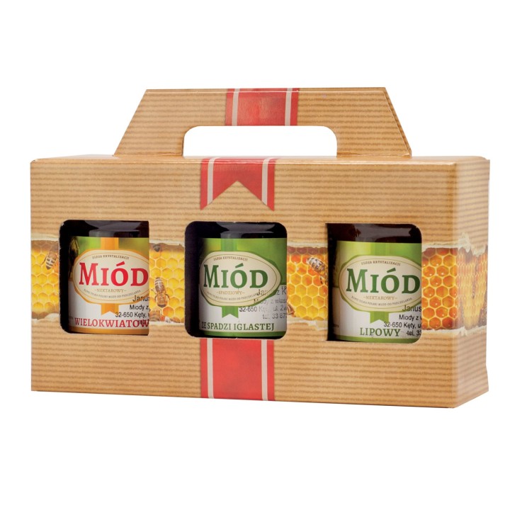 Pudełko na 3 słoiki 315ml (10szt) -  P2H