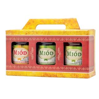 Pudełko na 3 słoiki 315ml (10szt) -  P2I