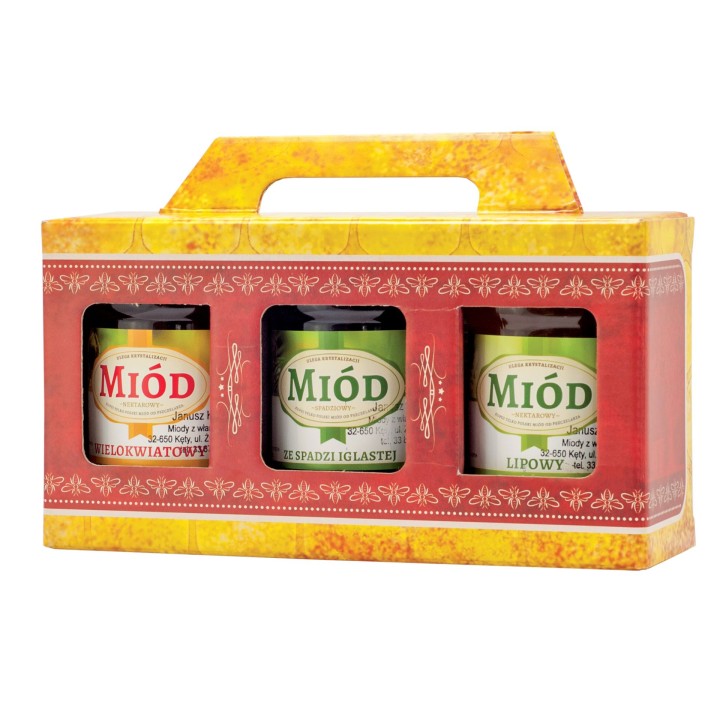 Pudełko na 3 słoiki 315ml (10szt) -  P2I