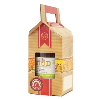 Pudełko Ozdobne na 1 słoik 900ml (10szt) - P1e