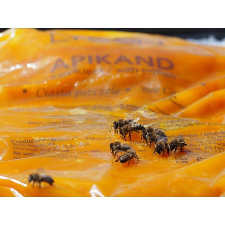 Apikand z pyłkiem - ciasto 1 kg dla pszczół - wzór 3244