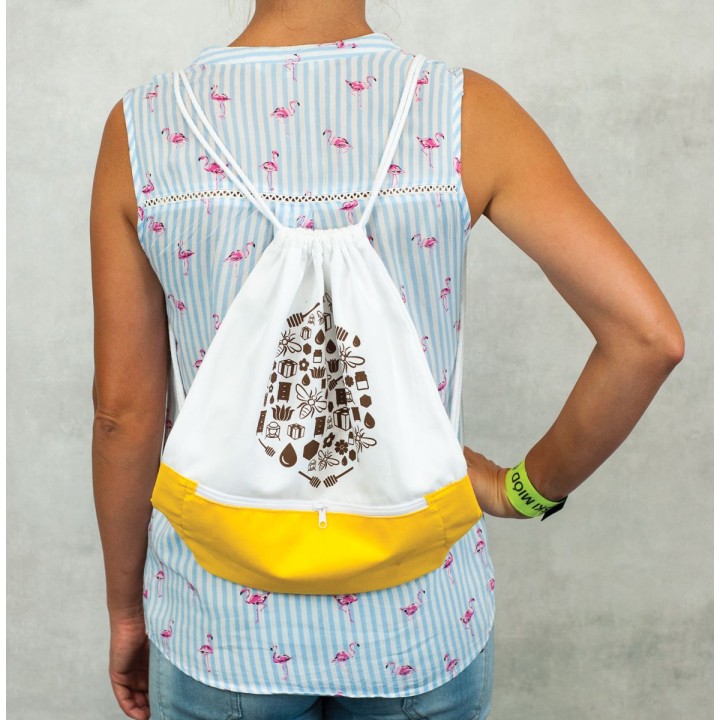 Plecak bawełniany z nadrukiem (1szt) - PLE1