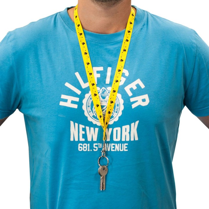 Smycz w pszczoły z karabińczykiem (1szt) - SMY1