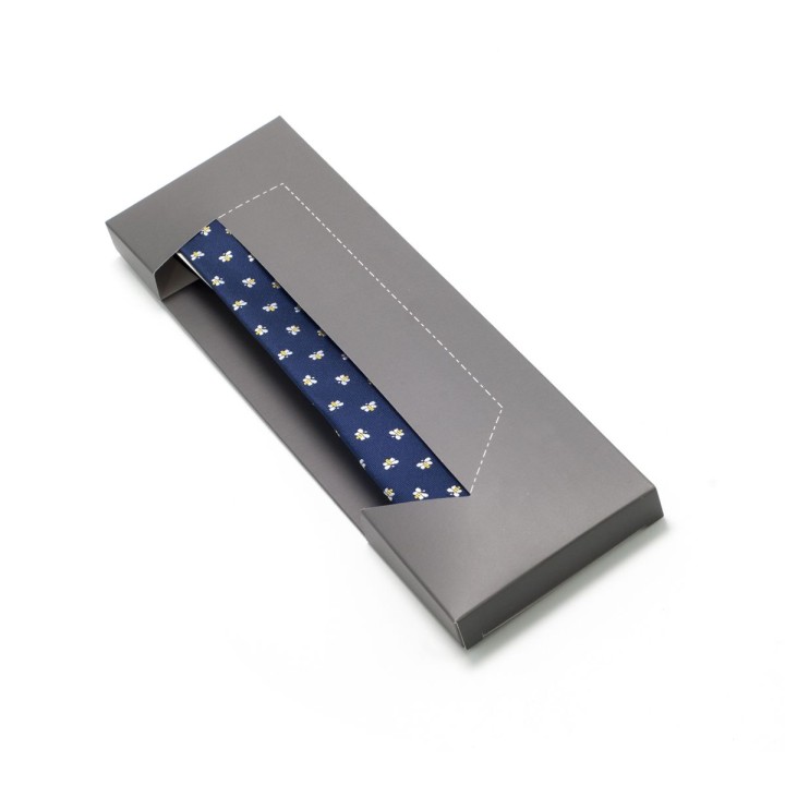 Krawat dla pszczelarza z motywem pszczelarskim - KRAW1