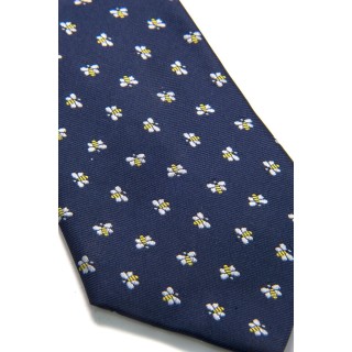 Krawat dla pszczelarza z motywem pszczelarskim - KRAW1