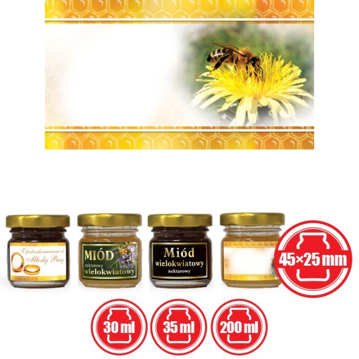 Paczka etykiet mini (naklejka uniwersalna) 100szt - wzór EM5