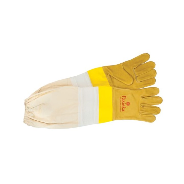 Rękawice skórzane z wentylacją i usztywnieniem - wzór RS3