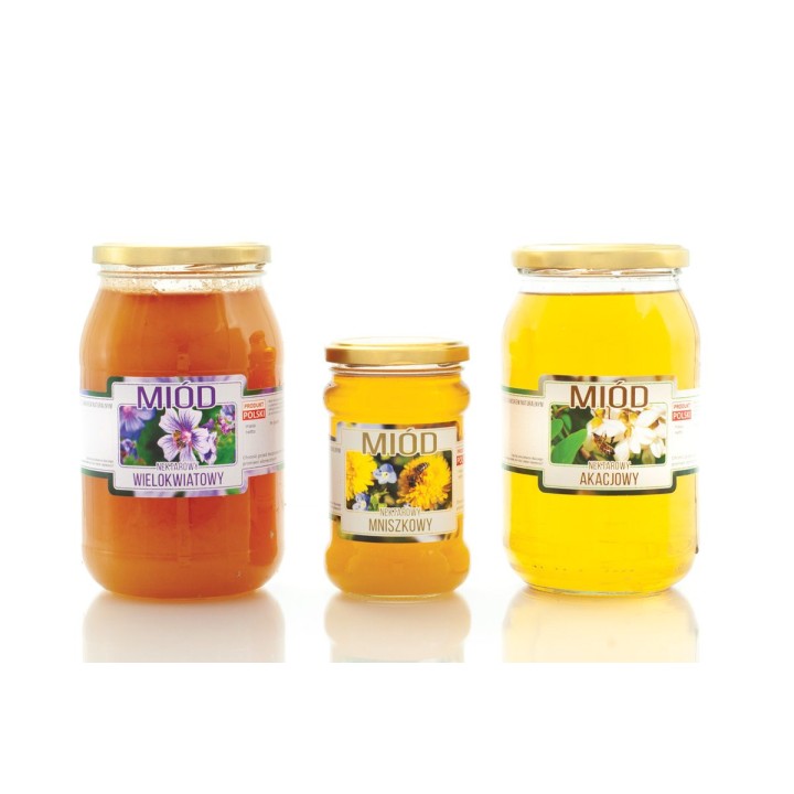 Paczka etykiet ozdobnych na miód faceliowy (100szt) - wzór E237