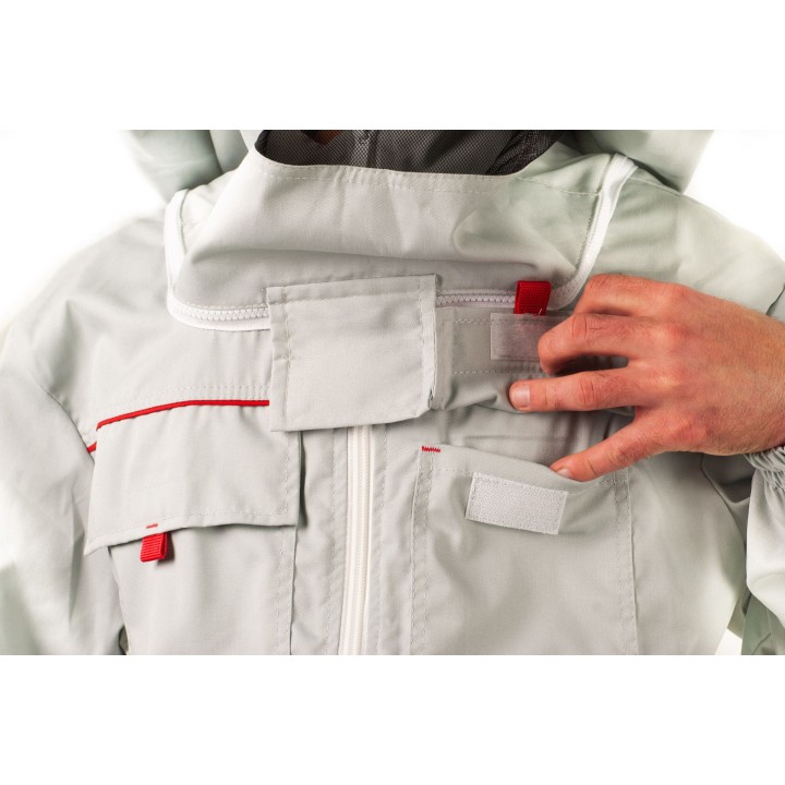 Bluza pszczelarska rozpinana z kapeluszem -  BLU1