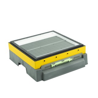 Dennica higieniczna plastikowa z segmentowym poławiaczem pyłku (malowany) - Dadant, Wielkopolska 12 ramkowa - 8051P