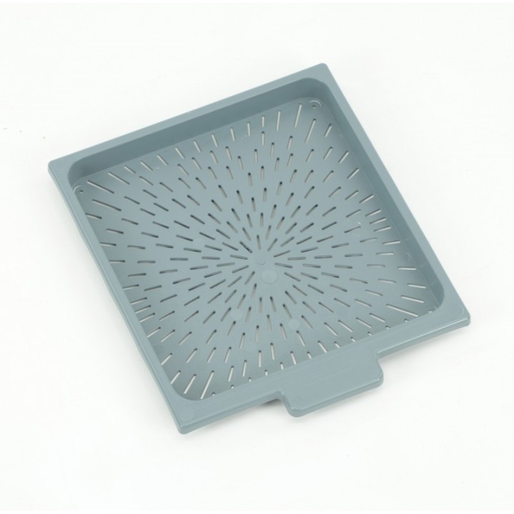 Dennica higieniczna plastikowa z segmentowym poławiaczem pyłku plastikowym z siatką - wielkopolska 10-ramkowa - 8050PP