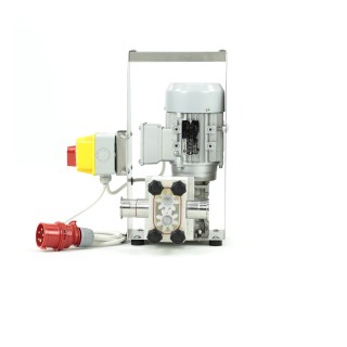 Urządzenie ssąco – tłoczące do kremowania i przepompowywania miodu 0,55 kW, 400V, z modułem zębatym - wersja kompaktowa