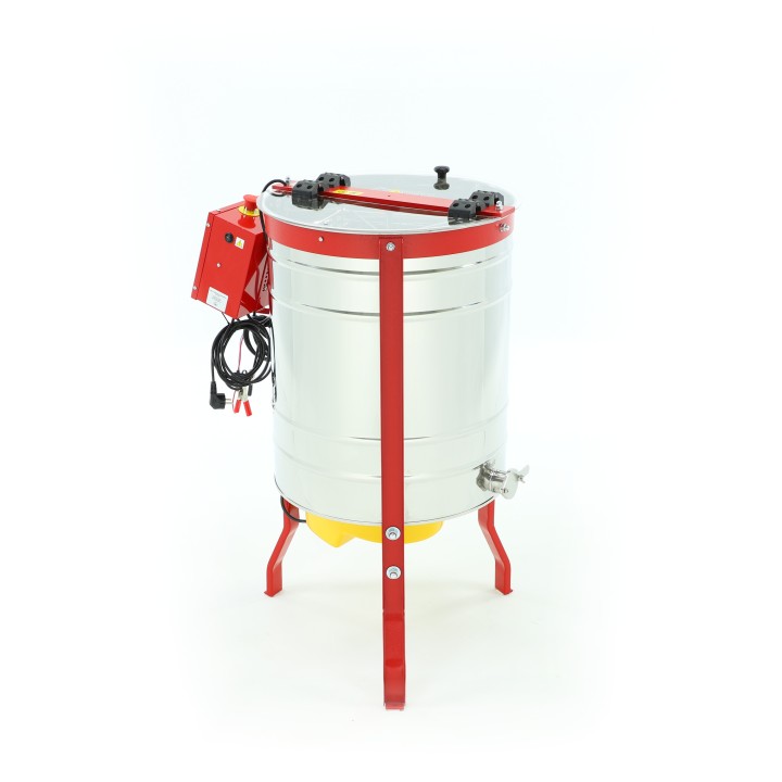 Miodarka diagonalna 3-plastrowa uniwersalna ręczna+elektryczna 12V/230 Ø500mm – CLASSIC LINE - W20120