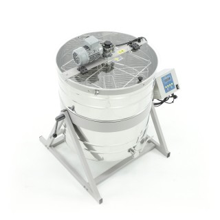 Miodarka  4 kasetowa Langstroth Ø720 elektryczna, elektryczne obniżanie bębna (dostosowana dla osób niepełnosprawnych)