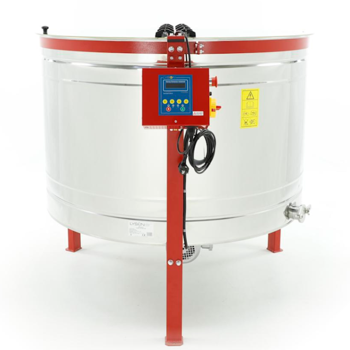 Miodarka 12-kasetowa z przegrodami Dadant / Warszawska Poszerzana elektryczna 230V automat Ø1200mm – CLASSIC LINE - W20570B