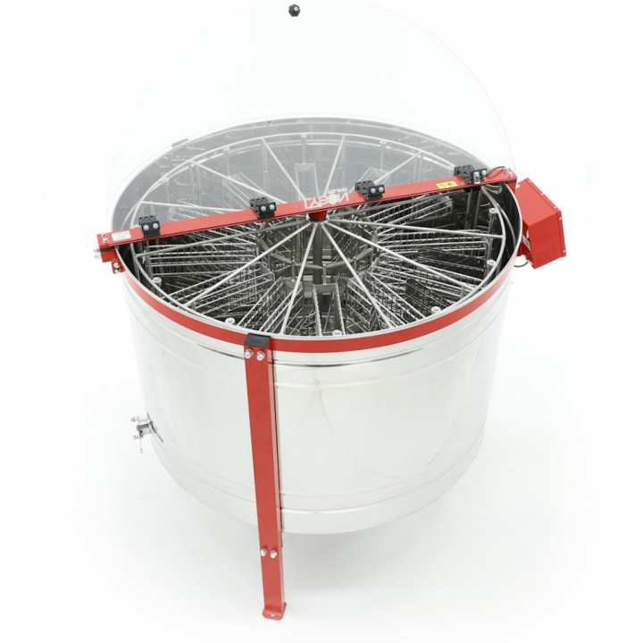 Miodarka 12-kasetowa z przegrodami Dadant / Warszawska Poszerzana elektryczna 230V automat Ø1200mm – CLASSIC LINE - W20570B