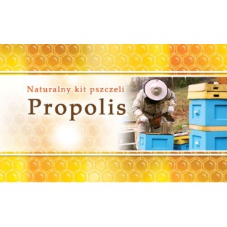 Paczka etykiet małych (propolis) 100szt - wzór EM7
