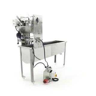 Stół do odsklepiania z odsklepiarką, ze ślizgami 230V z obiegiem zamkniętym – MINIMA LINE