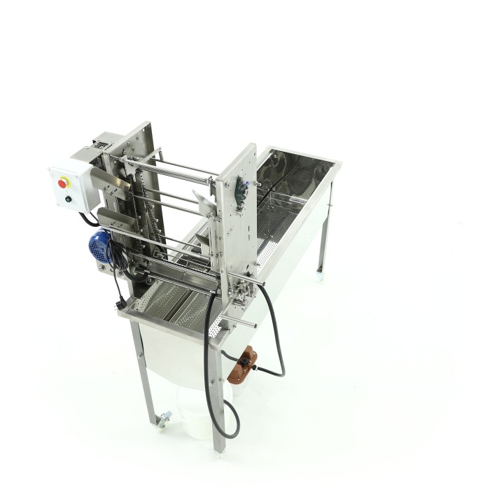 Stół do odsklepiania z odsklepiarką, ze ślizgami 230V z wytwornicą pary – MINIMA LINE