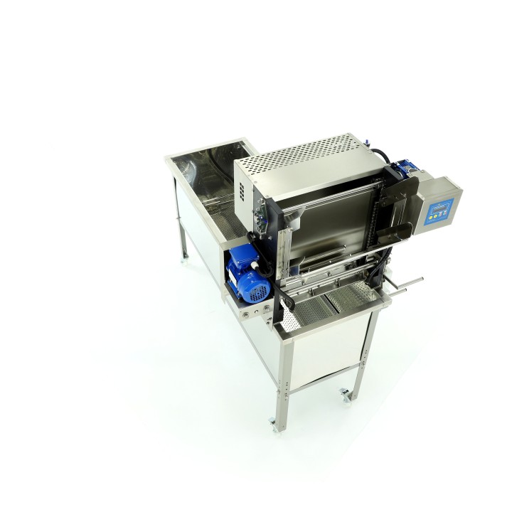 Stół do odsklepiania z podajnikiem automatycznym – 400V – obieg zamknięty