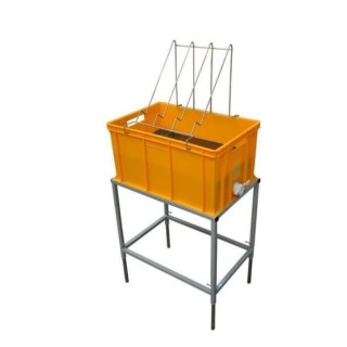 Stół do odsklepiania z wanienką plastikową i sitem nierdzewnym – wys. 300mm - W4050N