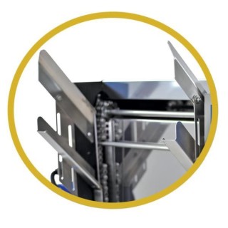 OPCJA C - prowadnice do ramek w odsklepiarce ręcznej