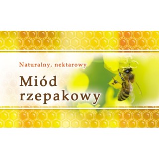 Paczka etykiet małych (rzepakowy) 100szt - wzór EM14