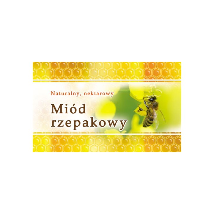 Paczka etykiet małych (rzepakowy) 100szt - wzór EM14