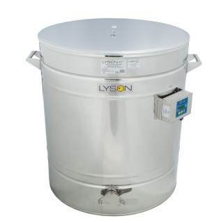 Odstojnik nierdzewny 200l z płaszczem grzewczym i zaworem nierdzewnym 2'