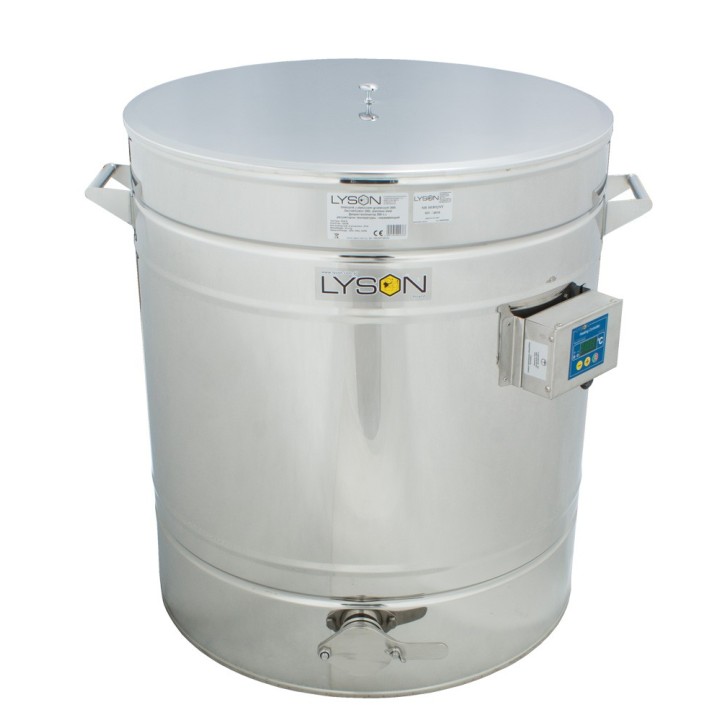 Odstojnik nierdzewny 200l z płaszczem grzewczym i zaworem nierdzewnym 2'