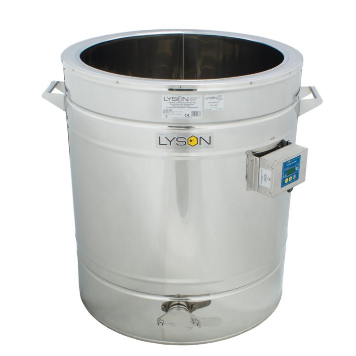 Odstojnik nierdzewny 200l z płaszczem grzewczym i zaworem nierdzewnym 2'