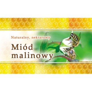 Paczka etykiet małych (miód mailnowy) 100szt - wzór EM20