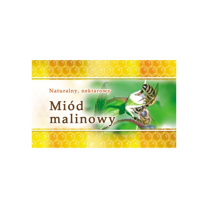 Paczka etykiet małych (miód mailnowy) 100szt - wzór EM20