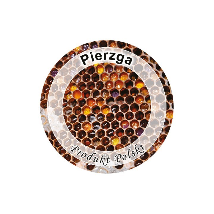 Paczka etykiet mini okrągłych pierzga (100szt) - wzór EK20