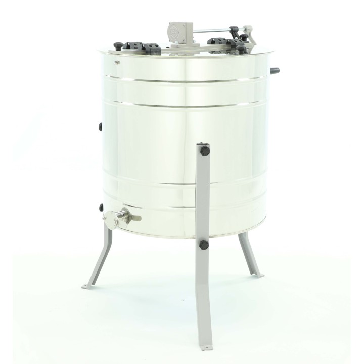 Miodarka 4-plastrowa diagonalna ręczna , Ø600, kosz uniwersalny - W2027BV