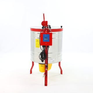 Miodarka diagonalna 4-plastrowa uniwersalna ręczna+elektryczna 12V/230V Ø600mm – CLASSIC LINE - W20130