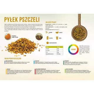 Średnia tablica edukacyjna PYŁEK PSZCZELI - wzór F251