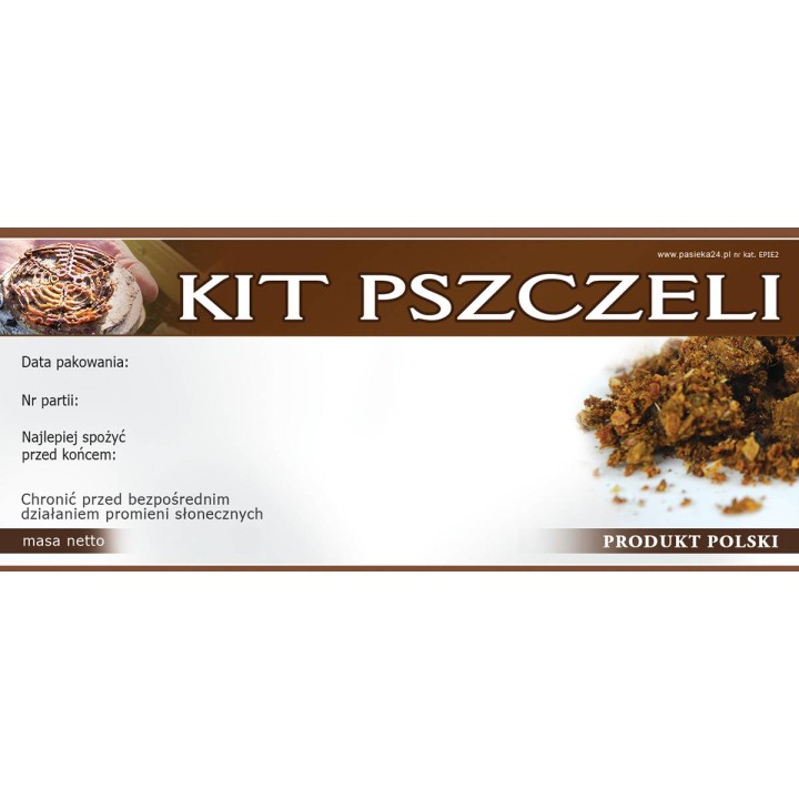 Paczka etykiet na kit pszczeli (50szt) - wzór EPRO2