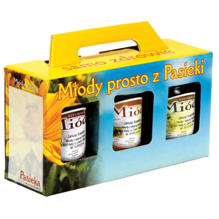 Pudełko na 3 słoiki 315ml (10szt) – P2a