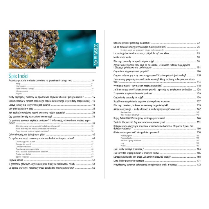 Książka „Rok w pasiece" wyd. II (praca zbiorowa pod redakcją Teresy Kobiałki) -  K2300