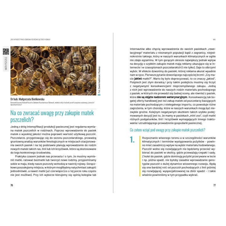 Książka „Rok w pasiece" wyd. II (praca zbiorowa pod redakcją Teresy Kobiałki) -  K2300