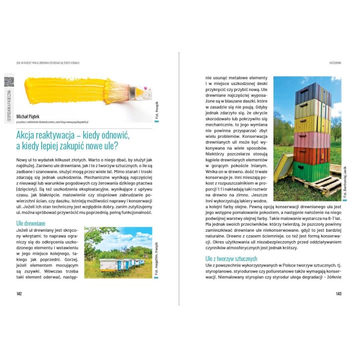 Książka „Rok w pasiece" wyd. II (praca zbiorowa pod redakcją Teresy Kobiałki) -  K2300