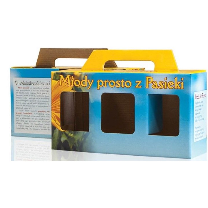 Pudełko na 3 słoiki 315ml (10szt) – P2a