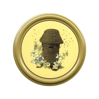 Paczka DUŻYCH nakrętek na słoiki z miodem (50szt) - wzór ND38