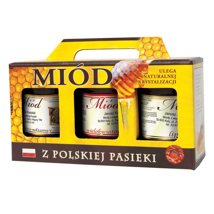 Pudełko na 3 słoiki 315ml (10szt) – P2c