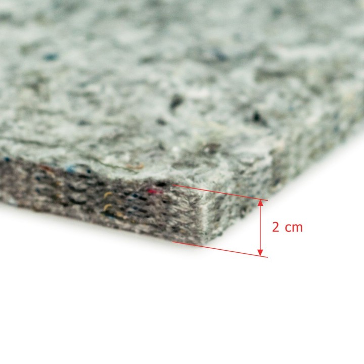 Mata filcowa gruba 1000 g/m2 50x40 cm - MF7